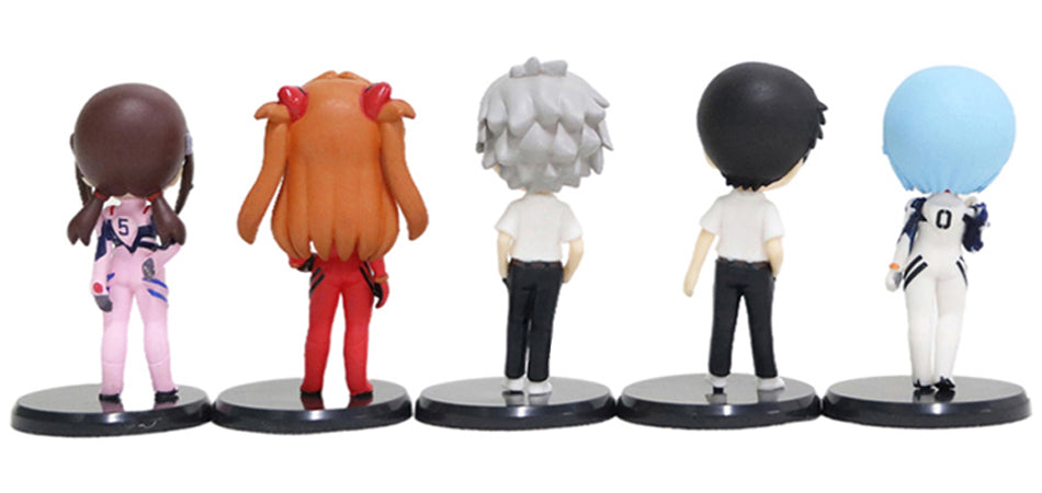 Evangelion 5-Piece-Set (Chibi) Figure - Anime Figure